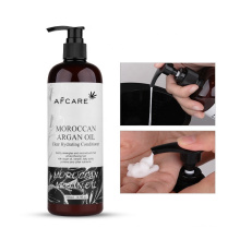 Acondicionador de aceite de argán orgánico al por mayor de Marruecos Logotipo propio del proveedor de acondicionadores de cabello Cuidado del cabello